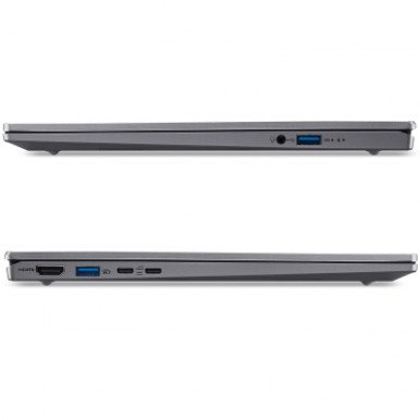 Ноутбук Acer Swift Go 14 SFG14-64 14" WUXGA OLED, AMD R7-350, 32GB, F1TB, UMA, Win11, сріблястий-13-зображення