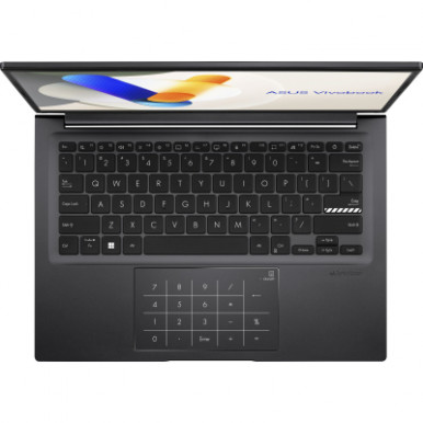 Ноутбук ASUS Vivobook 14 X1405VA-LY510 14" WUXGA IPS, Intel i5-13420H, 16GB, F512GB, UMA, NoOS, Чорний-11-зображення