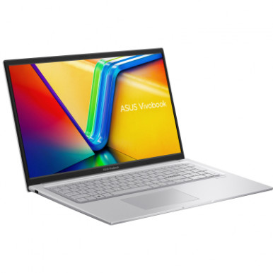 Ноутбук ASUS Vivobook 17 X1704VA-AU551 17.3" FHD IPS, Intel i5-1334U, 16GB, F512GB, UMA, NoOS, Сріблястий-10-зображення