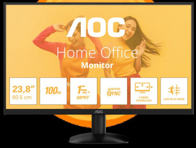 Монiтор 23.8" AOC 24B35HM2 Black-12-зображення