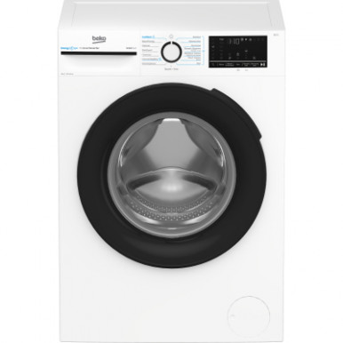Стиральная машина Beko фронтальная, 10кг, 1400, A+++, 58см, дисплей, инвертор, пар, белый-8-изображение