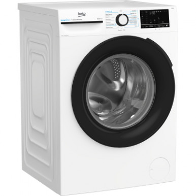 Стиральная машина Beko фронтальная, 10кг, 1400, A+++, 58см, дисплей, инвертор, пар, белый-9-изображение