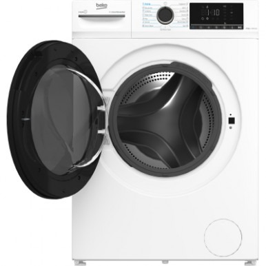 Стирально-сушильная машина Beko фронтальная, 7(5)кг, 1400, D, 52см, дисплей, инвертор, пар, белый-11-изображение