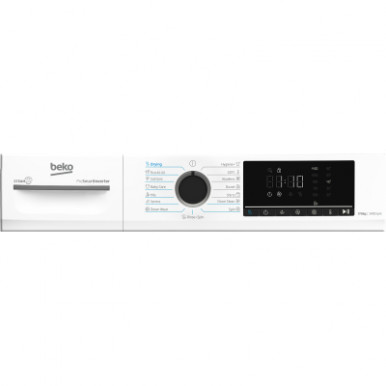 Стирально-сушильная машина Beko фронтальная, 7(5)кг, 1400, D, 52см, дисплей, инвертор, пар, белый-14-изображение