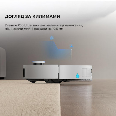 Робот-пилосос X50 ULTRA COMPL RLX85CE-4-WH DREAME-32-зображення
