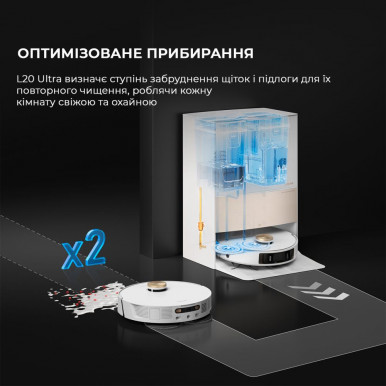 Робот-пилосос Dreame L20 Ultra Complete (RLX41CE)-28-зображення