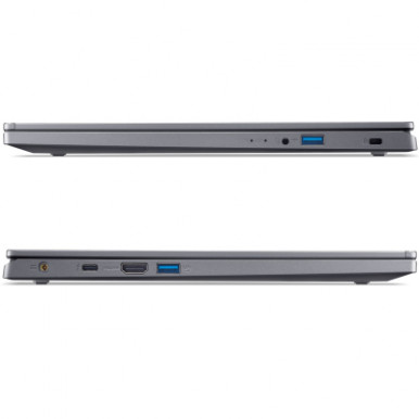 Ноутбук Acer Aspire 15 A15-51M 15.6" FHD IPS, Intel i9-13900H, 32GB, F1TB, UMA, Lin, серый-12-изображение