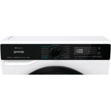 Прально-сушильна машина Gorenje фронтальна, 8(5)кг, 1400, A+, 51см, дисплей, інвертор, Wi-Fi, білий-14-зображення