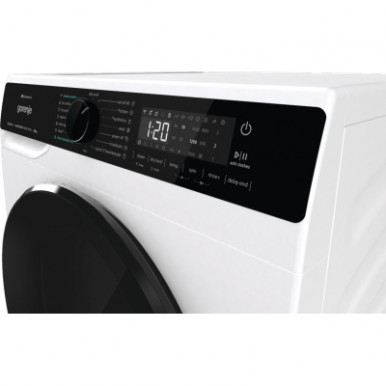 Стирально-сушильная машина Gorenje фронтальная, 9(6)кг, 1400, A+, 55см, дисплей, инвертор,  Wi-Fi, белый-15-изображение
