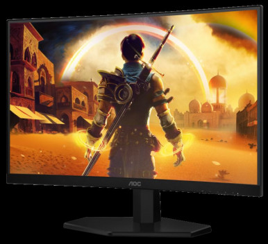 Монитор 23.6" AOC C24G42E Black/Red-17-изображение
