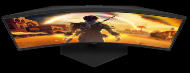 Монитор 23.6" AOC C24G42E Black/Red-18-изображение