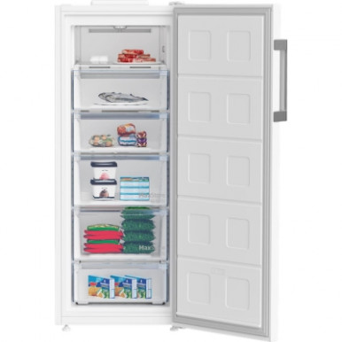Морозильна камера Beko, 152x60x71, 220л, 1дв., A+, NF, білий-9-зображення