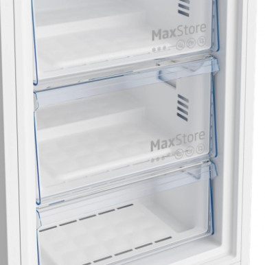 Морозильна камера Beko, 152x60x71, 220л, 1дв., A+, NF, білий-11-зображення