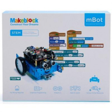 Робот-конструктор Makeblock mBot v1.1 BT Blue-15-зображення