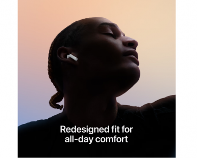 Навушники вкладиші бездротові TWS Apple AirPods 4 (MXP63ZE/A)-10-зображення