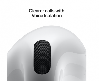 Навушники вкладиші бездротові TWS Apple AirPods 4 (MXP63ZE/A)-12-зображення