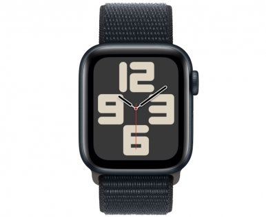 Смарт-годинник Apple Watch SE GPS 40mm Midnight Aluminium Case with Midnight Sport Loop-6-зображення