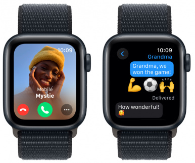 Смарт-годинник Apple Watch SE GPS 40mm Midnight Aluminium Case with Midnight Sport Loop-8-зображення