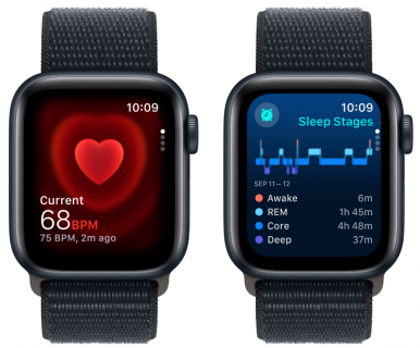 Смарт-годинник Apple Watch SE GPS 40mm Midnight Aluminium Case with Midnight Sport Loop-9-зображення