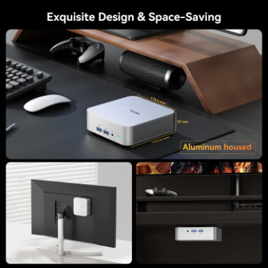 Компьютер GEEKOM Mini PC A8 / Ryzen7 8745HS, 32, 1TB, Radeon 780M, W11Pro (GMA8R78745HS-321T-EU)-15-изображение
