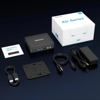 Комп'ютер GEEKOM Mini Air12 Lite / N150, 8, 256, WIN11Pro (GMAir12Lite-N150-8256-EU)-12-зображення