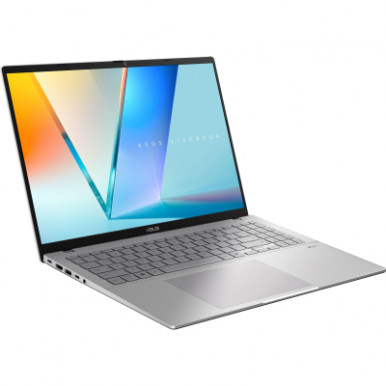 Ноутбук ASUS Vivobook S16 S3607CA-RP008 16" WUXGA IPS, Intel Ultra 7 255H, 16GB, F1TB, UMA, NoOS, Серебристый-8-изображение