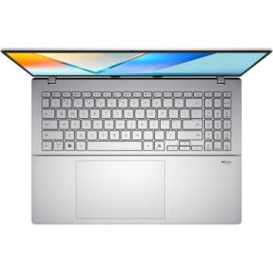 Ноутбук ASUS Vivobook S16 S3607CA-RP008 16" WUXGA IPS, Intel Ultra 7 255H, 16GB, F1TB, UMA, NoOS, Серебристый-10-изображение