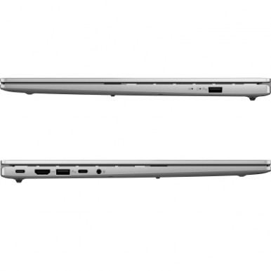 Ноутбук ASUS Vivobook S16 S3607CA-RP008 16" WUXGA IPS, Intel Ultra 7 255H, 16GB, F1TB, UMA, NoOS, Серебристый-11-изображение