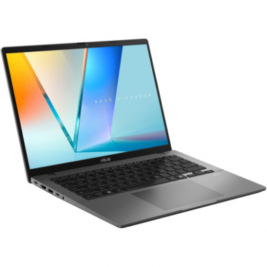 Ноутбук ASUS Vivobook S14 S3407CA-LY009 14" WUXGA IPS, Intel Ultra 7 255H, 16GB, F1TB, UMA, NoOS, Серый-8-изображение