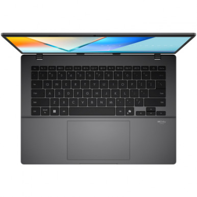 Ноутбук ASUS Vivobook S14 S3407CA-LY009 14" WUXGA IPS, Intel Ultra 7 255H, 16GB, F1TB, UMA, NoOS, Серый-10-изображение