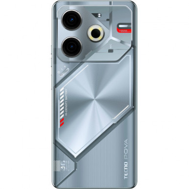 Мобильный телефон Tecno POVA 6 NEO 8/128GB Starry Silver (4894947023620)-9-изображение
