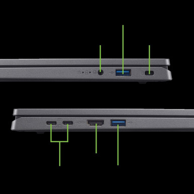 Ноутбук Acer Aspire Go 17 AG17-31P-33LZ (NX.J8ZEU.009) Steel Gray-11-изображение
