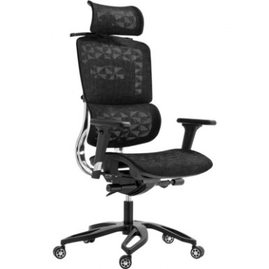 Офисное кресло GT Racer B-526 Black-4-изображение