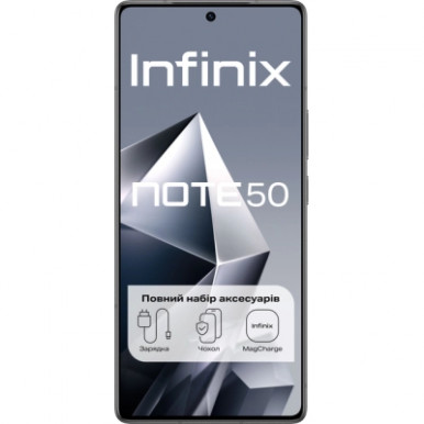 Мобильный телефон Infinix Note 50 8/256Gb Shadow Black (4894947066412)-9-изображение