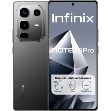 Мобильный телефон Infinix Note 50 Pro 12/256Gb Shadow Black (4894947068355)-8-изображение
