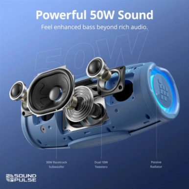 Акустическая система Tronsmart Mirtune S100 Blue (1120932)-8-изображение
