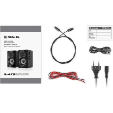 Акустична система REAL-EL S-470 Black (EL121200018)-21-зображення