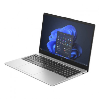 Ноутбук HP 250R-G10 15.6" FHD IPS, Intel 3-100U, 16GB, F512GB, UMA, Win11P, серебристый-7-изображение