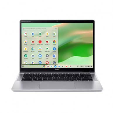 Ноутбук Acer Chromebook Spin CP314-2HN 14" WUXGA IPS Touch, Intel i3-N305, 8GB, F256GB, UMA, ChromeOS, серебристый-12-изображение