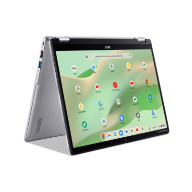 Ноутбук Acer Chromebook Spin CP314-2HN 14" WUXGA IPS Touch, Intel i3-N305, 8GB, F256GB, UMA, ChromeOS, серебристый-20-изображение