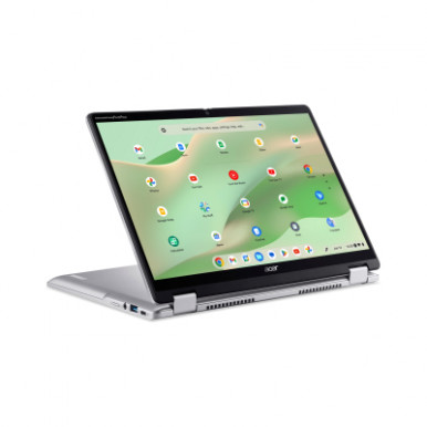 Ноутбук Acer Chromebook Spin CP314-2HN 14" WUXGA IPS Touch, Intel i3-N305, 8GB, F256GB, UMA, ChromeOS, серебристый-22-изображение