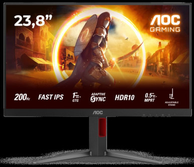Монiтор 23.8" AOC 24G4HA Black-17-зображення