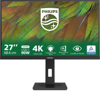 Монiтор 27" Philips 27B1U3900/00 Black-8-зображення