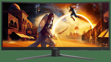 Монiтор 21.5" AOC CU34G4 Black/Red-18-зображення