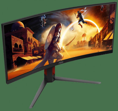 Монiтор 21.5" AOC CU34G4 Black/Red-25-зображення