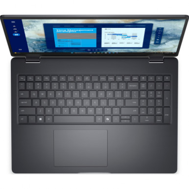 Ноутбук Dell Pro 16 16" FHD+ AG, Intel U5-235U, 32GB, F512GB, UMA, Win11P, сріблястий-12-зображення