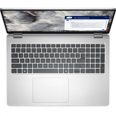 Ноутбук Dell Pro 16 Plus 16" FHD+ AG, Intel U7-265U, 32GB, F512GB, UMA, Win11P, сріблястий-8-зображення