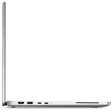 Ноутбук Dell Pro 16 Plus 16" FHD+ AG, Intel U7-265U, 32GB, F512GB, UMA, Win11P, сріблястий-9-зображення