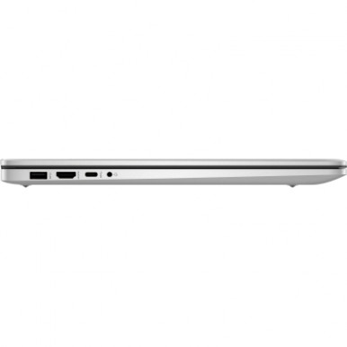 Ноутбук HP 17-cn3038ua 17.3" FHD IPS AG, Intel i5-1334U, 16GB, F512GB, UMA, DOS, сріблястий-11-зображення