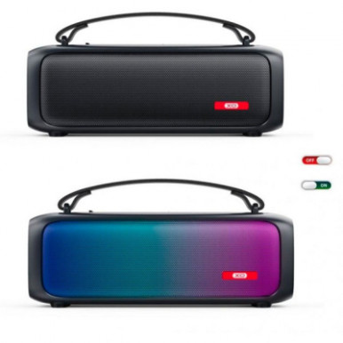 Акустична система XO F39 RGB AUX / USB (XO-F39-BK)-13-зображення